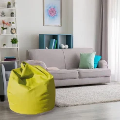 Pouf > Dmora Pouf imbottito 70x70x110h cm - Azelia Giallo