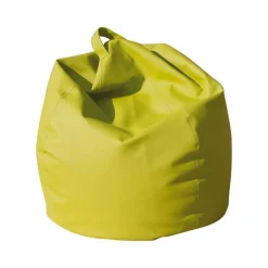 Pouf > Dmora Pouf imbottito 70x70x110h cm - Azelia Giallo