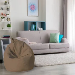 Pouf > Dmora Pouf moderno 70x70x110h cm - Azelia Beige