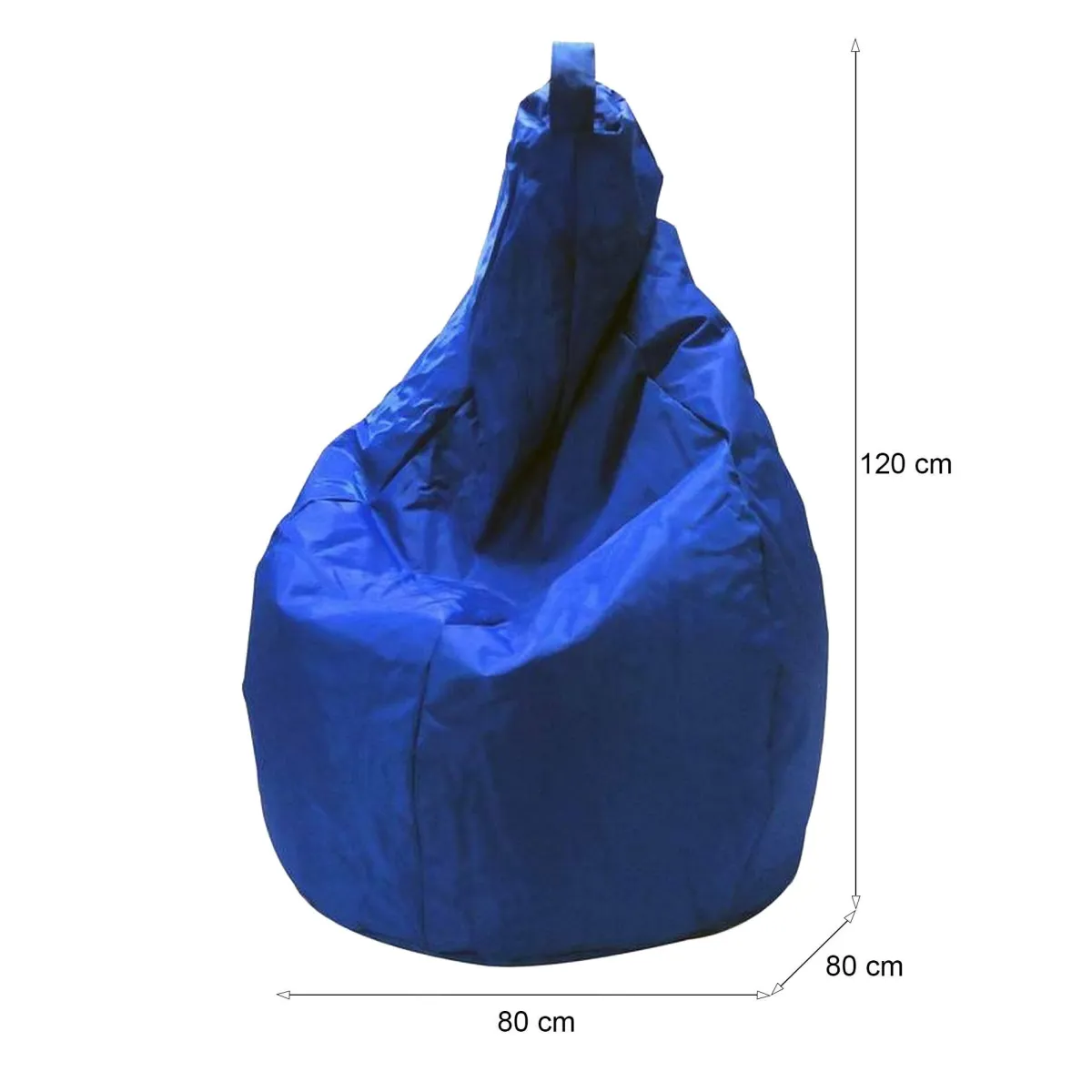 Pouf > Dmora Pouf moderno 80x80x120h cm - Angillina Blu