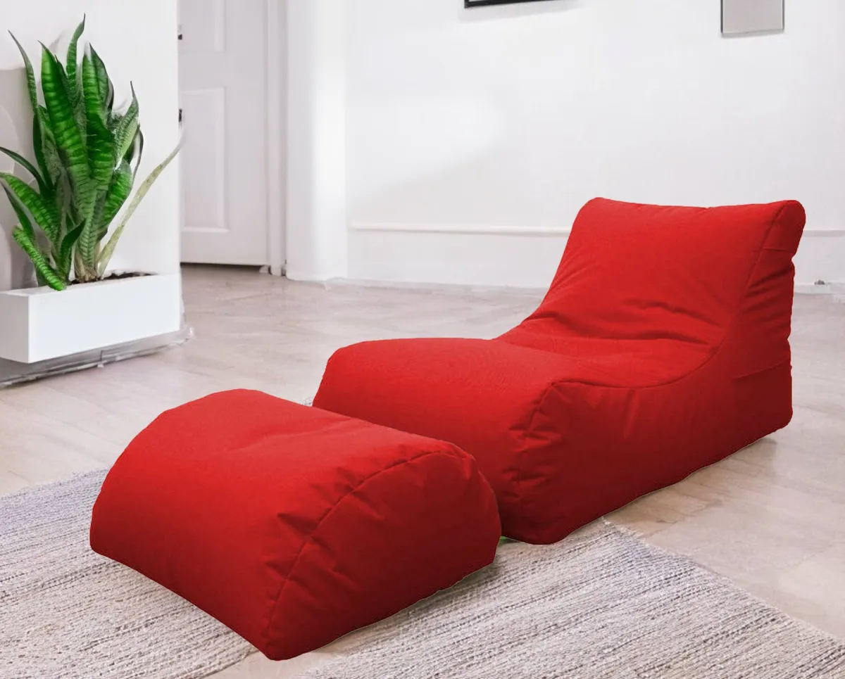 Pouf > Dmora Pouf moderno 120x80x60h cm - Alton Rosso