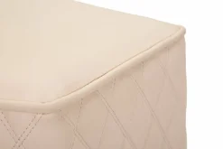 Pouf pentagonale rosa e oro 38x38x38h cm - Suasa
