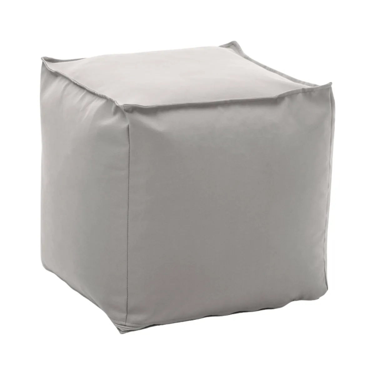 Salotto|Pouf > Dmora Pouf quadrato 45x45x45h cm - Aron Bianco