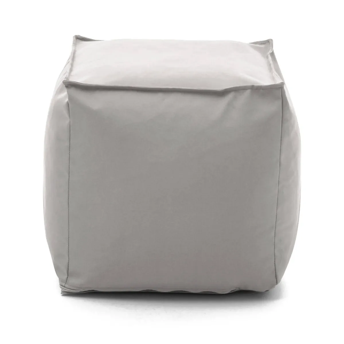 Salotto|Pouf > Dmora Pouf quadrato 45x45x45h cm - Aron Bianco