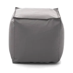 Salotto|Pouf > Dmora Pouf quadrato 45x45x45h cm - Aron Grigio