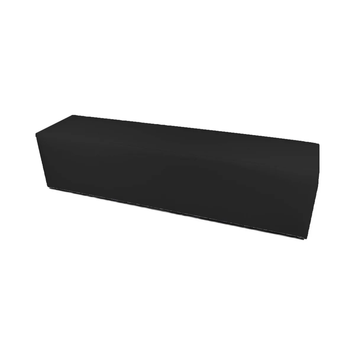 Pouf > Dmora Pouf rettangolare 180x40x42h cm - Apecchio Nero