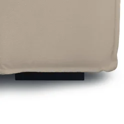 Salotto|Pouf > Dmora Pouf rettangolare tortora 80x70x43h cm - Avolasca Grigio Tortora