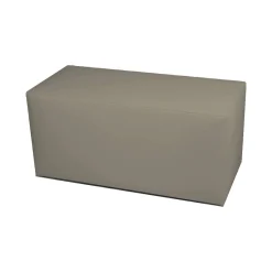 Pouf rettangolare tortora 90x40x42h cm - Bucuresti