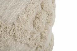 Pouf > Dmora Pouf rotondo 40x40x40h cm - Khaled Bianco
