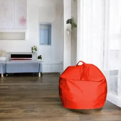 Pouf > Dmora Pouf sacco 65x65x50h cm - Ascia Arancione