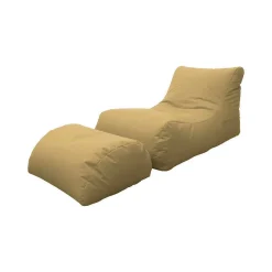 Pouf sacco beige 120x80x60h cm - Alton