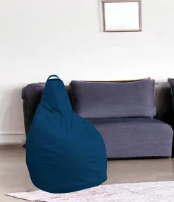 Pouf sacco blu 90x90x120h cm - Aunter