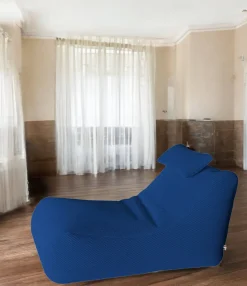 Pouf sacco blu 70x120x65h cm - ??hck