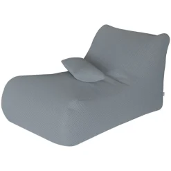 Pouf sacco grigio chiaro 70x120x65h cm - ??hck