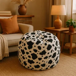 Pouf sacco mucca 80x80x120h cm - Lorenza