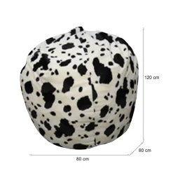 Pouf sacco mucca 80x80x120h cm - Lorenza