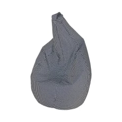 Pouf > Dmora Pouf sacco nero e bianco 80x80x120h cm - Maristella Bianco, Nero