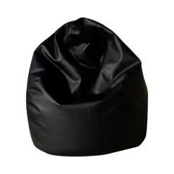 Pouf sacco nero ecopelle 70x70x110h cm - Alez