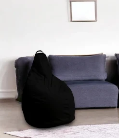 Pouf sacco nero 90x90x120h cm - Agordo