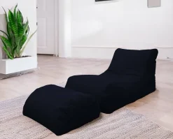 Pouf > Dmora Pouf sacco 120x80x60h cm - Alton Nero