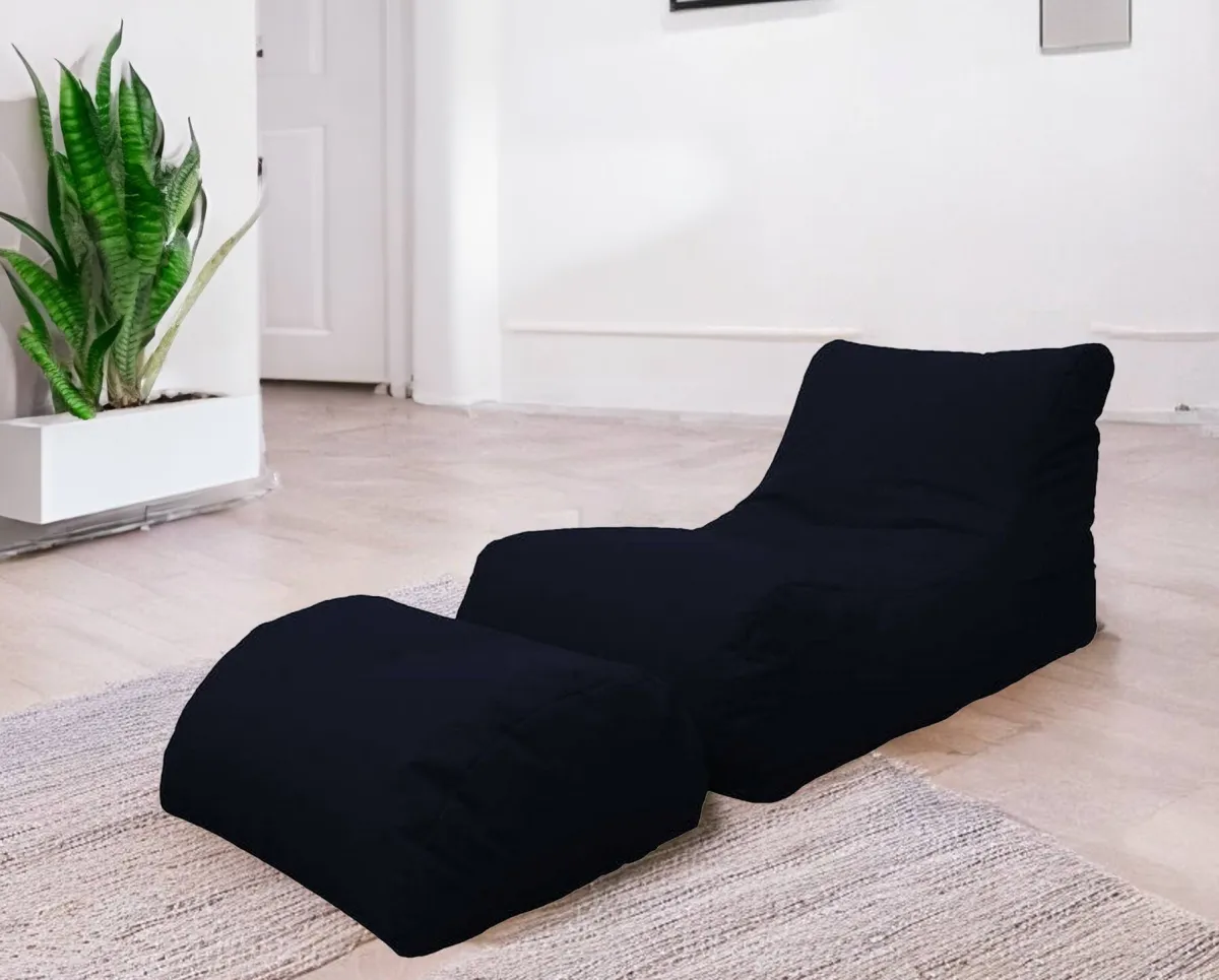 Pouf > Dmora Pouf sacco 120x80x60h cm - Alton Nero