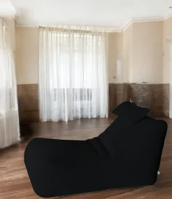 Pouf sacco nero 70x120x65h cm - ??hck