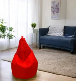 Pouf > Dmora Pouf sacco 80x80x120h cm - Angillina Rosso