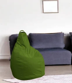 Pouf sacco verde 90x90x120h cm - Aunter
