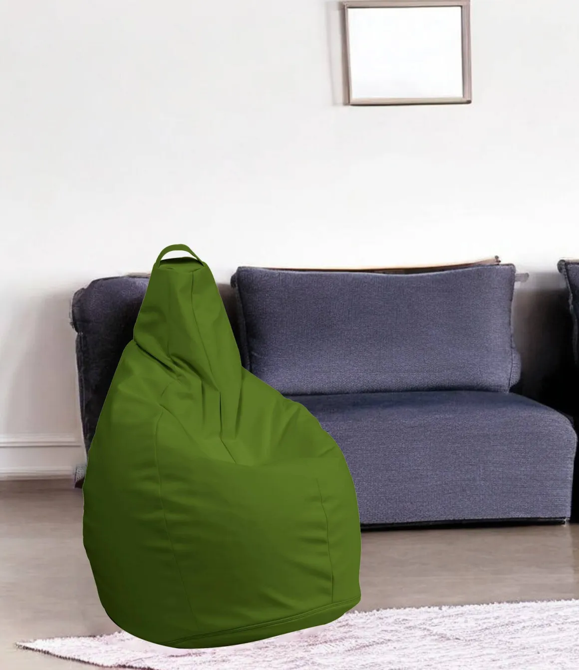 Pouf sacco verde 90x90x120h cm - Aunter