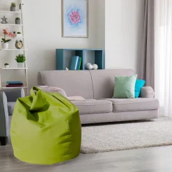 Pouf sacco verde 70x70x110h cm - Azelia