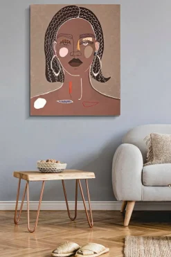 Quadro Eduardo, 80x3 h100 cm, Marrone