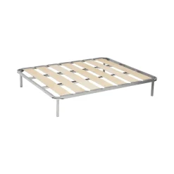 Rete letto matrimoniale Dabatt, 100% Made in Italy, Cm 160x190h31