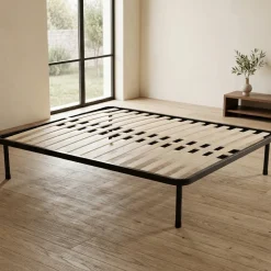Reti Letto Matrimoniali|Camera Da Letto > Dmora Rete letto matrimoniale Pesci, 100% Made in Italy, 160x190h30 cm Nero
