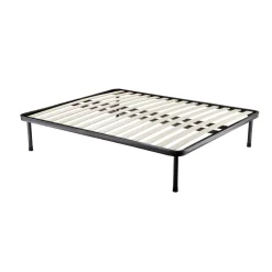 Reti Letto Matrimoniali|Camera Da Letto > Dmora Rete letto matrimoniale Pesci, 100% Made in Italy, 160x190h30 cm Nero