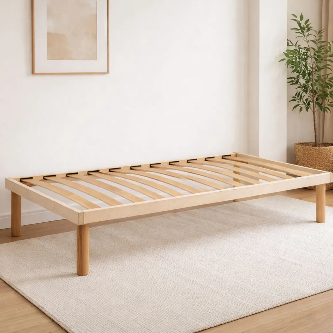 Rete letto matrimoniale Pietra, 100% Made in Italy, Cm 160x190h 31