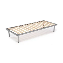 Reti Letto Singole > Dmora Rete letto singolo Abalui, 100% Made in Italy, cm 80x200h 34 Grigio