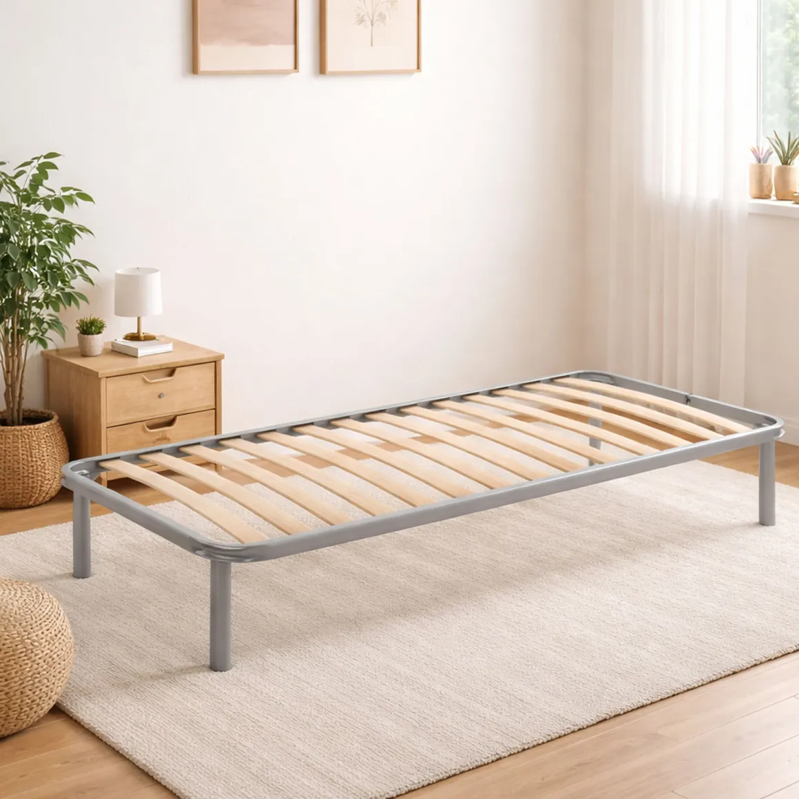 Rete letto singolo Agos, 100% Made in Italy, Cm 80x190h 31