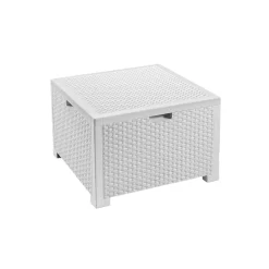 Salotto da esterno 5 posti e 1 tavolo bianco - Cameri