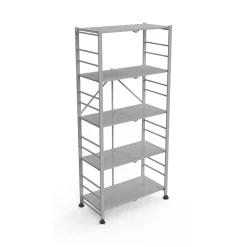 Scaffali|Armadi Da Esterno > Dmora Scaffali 5 Ripiani Peso Supportato 40 kg, - Minori Grigio