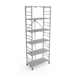 Scaffali Grigio 6 Ripiani Peso Supportato 40 kg, - Ficulle