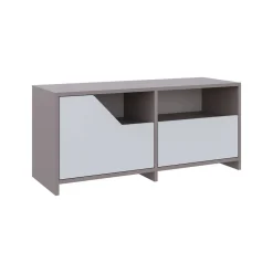 Scarpiera 2 ante beige e bianca 105x47h cm - Berto