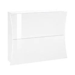 Scarpiere > Dmora Scarpiera 2 ante bianca lucida 160x85h cm - Anedda Bianco Lucido