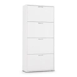 Scarpiera 4 ante bianca 67x147h cm - Adeindein