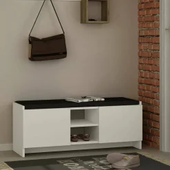 Scarpiera 2 ante bianca 110x43h cm - Axar