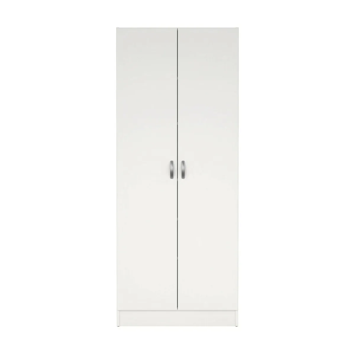Scarpiere|Lavanderia > Dmora Scarpiera 2 ante bianca 69x170h cm con ripiani regolabili - Erinni Bianco
