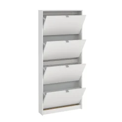 Scarpiere > Dmora Scarpiera 4 ante bianca 70x162h cm - Desideria Bianco