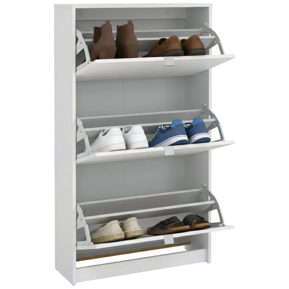 Scarpiera 3 ante bianca 70x123h cm - Irina