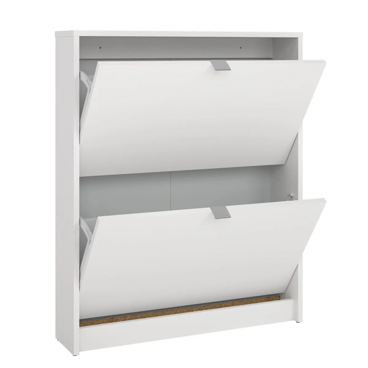 Scarpiere > Dmora Scarpiera 2 ante bianca 70x85h cm 6 paia - Turchese Bianco
