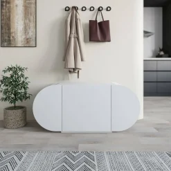 Scarpiere > Dmora Scarpiera 2 ante bianca 110x50h cm - Sequoia Bianco