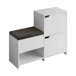 Scarpiere > Dmora Scarpiera 2 ante bianca 101x80h cm - Tokage Bianco